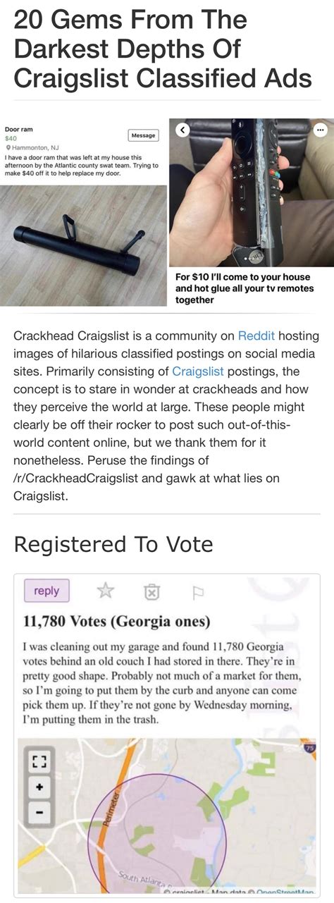 Knoxville Craigslist's Darkest Secrets: We Unearthed the Most Bizarre Listings! - upnliik