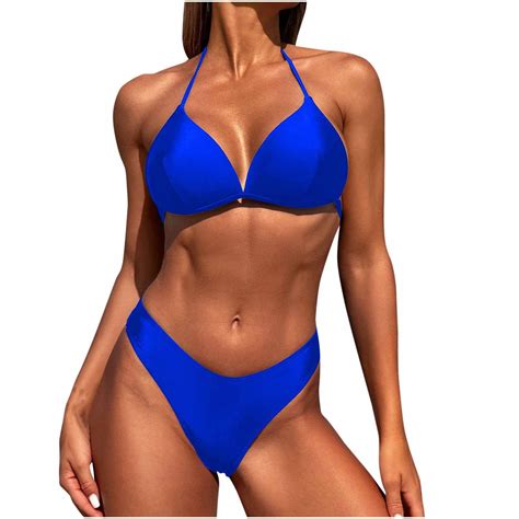 Levmjia Women Sexy Bikini Set High Waisted Swimsuit Tummy Control UPF50 Quick Dry Bathing Suit