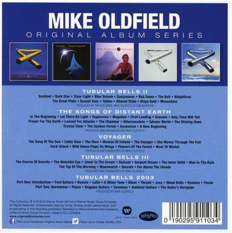 Mike Oldfield Original Album Series 5 Cds Jpc