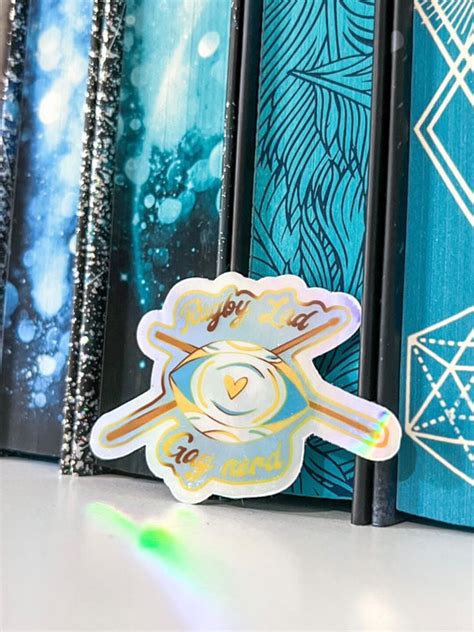 Rugby Lad Gay Nerd Holographic Vinyl Sticker Boyfriends Lgbtq Nick And Charlie Heartstopper