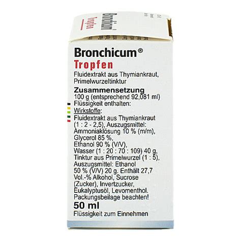 Bronchicum Tropfen Ml Bei Aponeo Kaufen