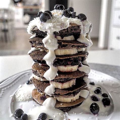 Delicious Gluten Free Chocolate Blueberry Pancakes