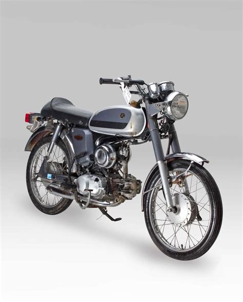 yamaha yb  silver  km fourstrokebarn honda parts