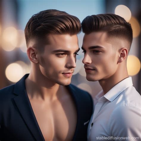 Gay Couple S Relationship Stable Diffusion Online