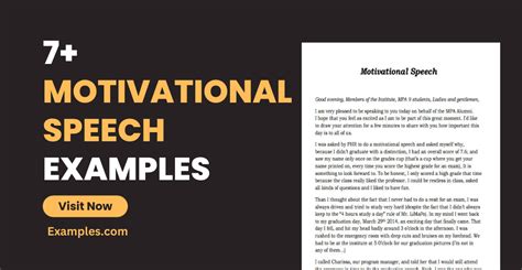 Motivational Speech 7 Examples Format Sample Examples Eroppa
