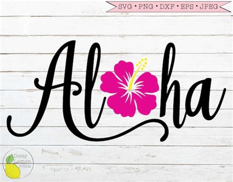 Summer svg Beach svg Aloha Hawaiian svg Hibiscus Flower svg | Etsy