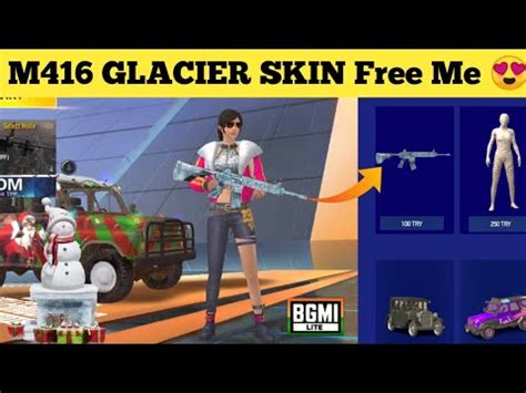 Get Free M Glacier Skin In Pubg Mobile Lite Pubg Mobile Lite M