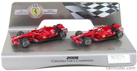 Mattel Hot Wheels L Escala Ferrari Set X F F Constructor S Champions N Kimi