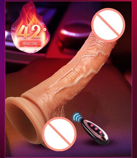Thrusting Dildo Vibrator Adult Sensory Sex Toy Realistic