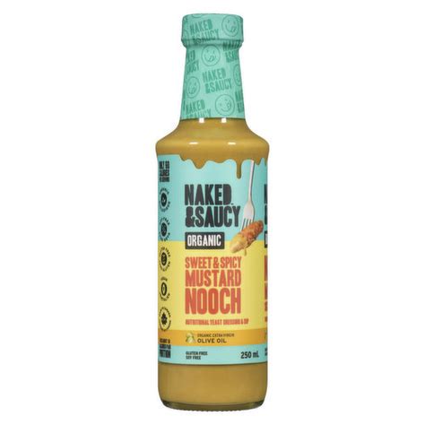 Naked Saucy Organic Nooch Sweet Spicy Mustard Dressing Dip Save On Foods