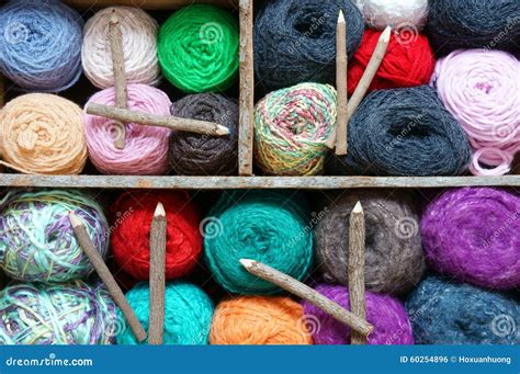 Handmade Clock, Wool, Time, Clockwise Stock Photo - Image of ball ...