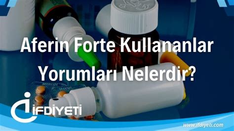 A-FERİN FORTE: Soğuk Algınlığı ve Grip Tedavisinde