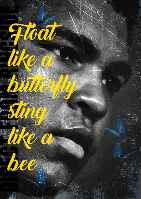 quote muhammad ali posters prints  kathrin krieter printler