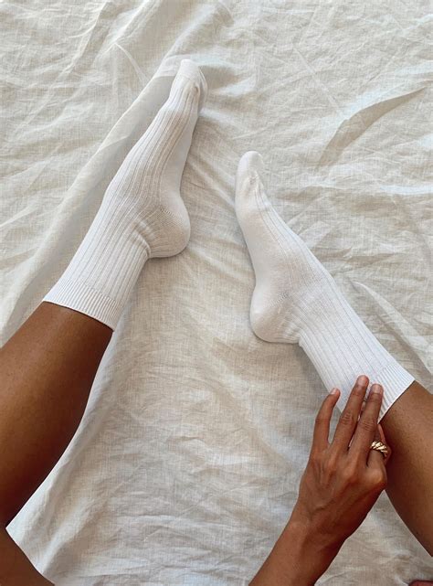 Crew Socks Ribbed Cuff Elasticated Socks And Tights Ankle Socks Shoes