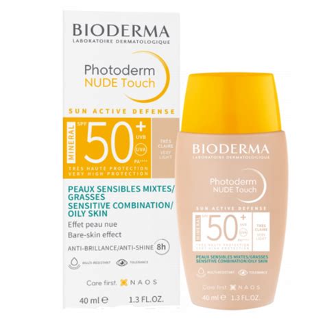 Photoderm Nude Touch Fps50 Muy Claro 40Ml Bioderma