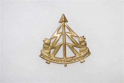 Original Ww2 British Army Reconnaissance Corps Cap Beret Badge 3