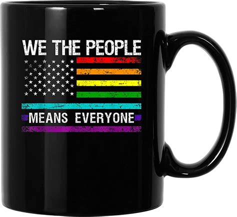 Apparel We The People Means Everyone Vintage Lgbt Gay Pride Flag T Shirts Tees Design