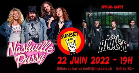 Event Nashville Pussy 22 06 2022 Martigny Sunset Switzerland