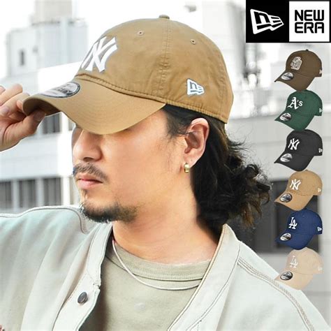 キャップ 深め ニューエラ Newera Mlb メンズ レディース 帽子 春 夏 綿 ロゴ 薄手 熱中症対策 軽量 おしゃれ La Ny