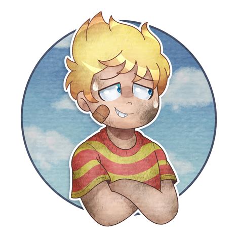 first attempt at drawing lucas! : earthbound