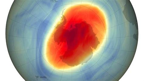 The Hole In The Ozone Layer Has Shrunk By An Area The Size O