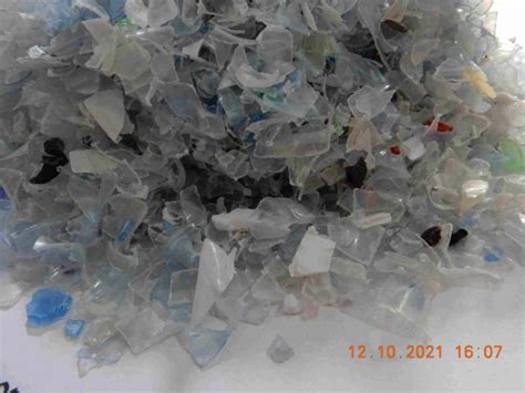 Polyester Flake Pet Flakes Hot Wash With Contamination