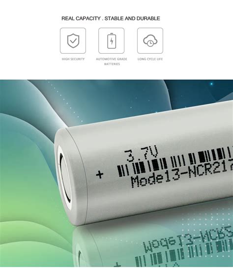 21700 37v 5000mah Lithium Battery High Capacity For E Bikes