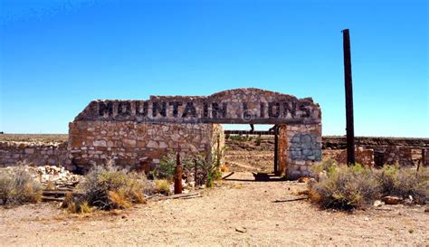 Two Guns Ghost Town In Diablo Canyon Stock Image Image Of Route