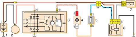 Проводка замка зажигания ока