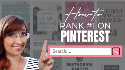 How To Rank First On Pinterest Search Youtube