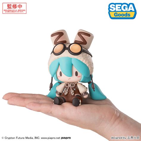 Hatsune Miku Marshmallow Hot Cocoa Fuwa Puchi Deformed Figure