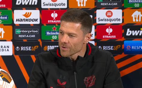 Xabi Alonso avisó del peligro del Atalanta y no dio pistas sobre la