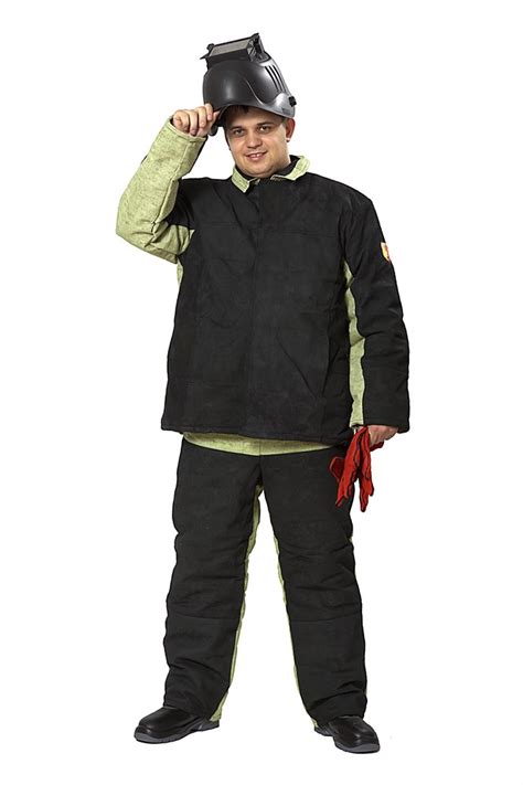 Костюм сварщика со спилком 550 г/м.кв, Накладки:кож.спилок 0.9-1,1, ОП ...