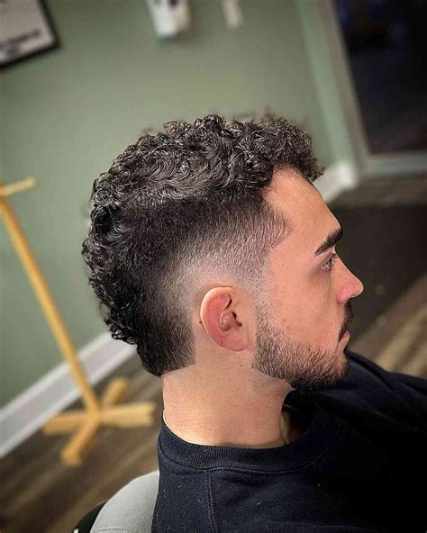 Taper Fade Curly Afro Mid Taper Curly Afro Haircut