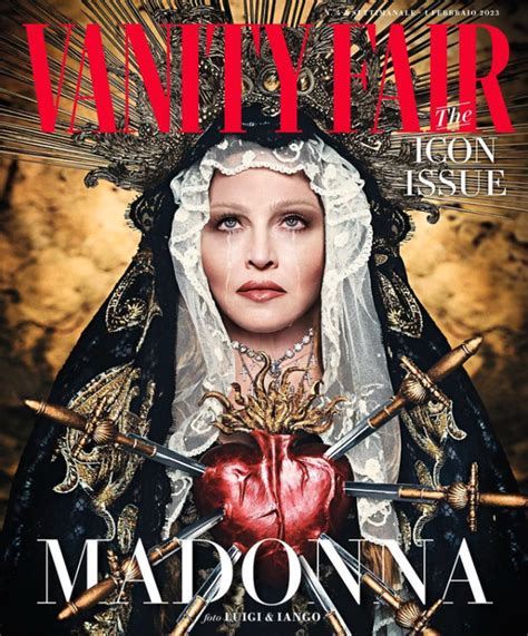 Madonna Mocks Christs Last Supper In Vanity Fair Photo Shoot