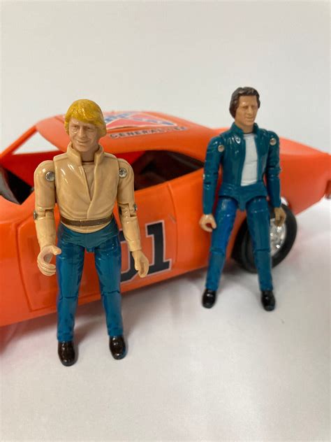 1980 Mego Dukes Of Hazzard General Lee Vintage W Bo And Luke Duke