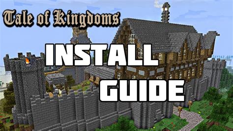 Minecraft 1 0 0 How To Install Tale Of Kingdoms Mod YouTube