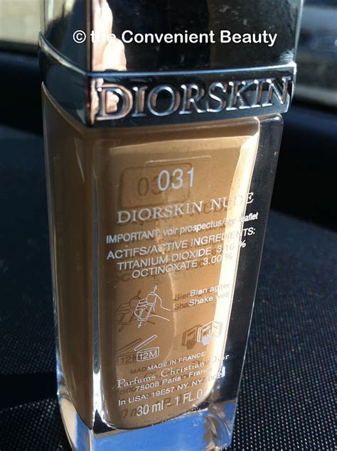 The Convenient Beauty Review Diorskin Nude Natural Glow Hydrating Foundation Spf