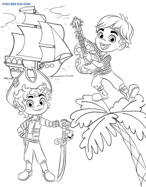 Santiago Of The Seas Coloring Pages Wonder Day Coloring Pages For