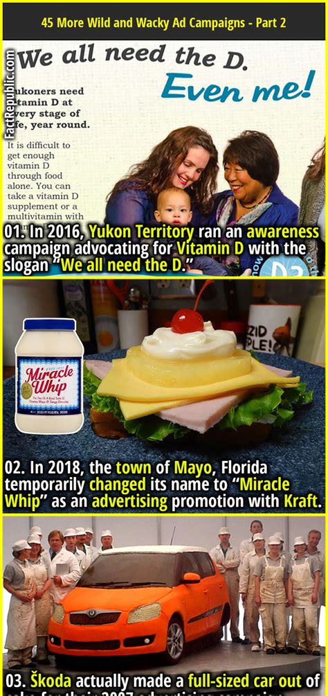 45 More Wild and Wacky Ad Campaigns That Made History - Part 2 - Fact ...
