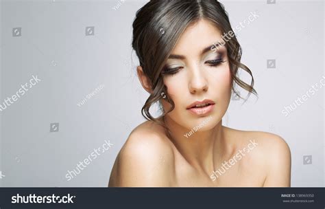 Beautiful Woman Portrait Nude Shoulders Female Stock Photo Shutterstock