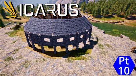 Trying To Build A Round House In Icarus Olympus Hard Mode Gameplay