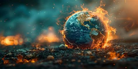 Crise De Aquecimento Global Metafora Visual De Devasta O Planet Ria