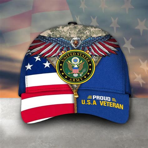 Eagle Proud Usa Veteran Hat Us Army Logo Hat Ts For Army Veterans