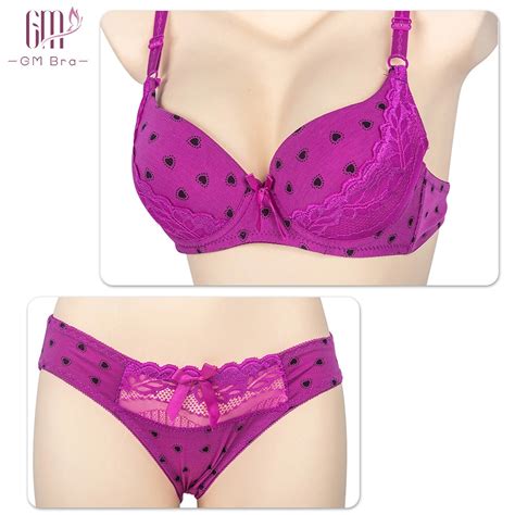 Gm Factory Price Lingerie Oem Beautiful Design Bra And Panties Set Wholesale Underwear And