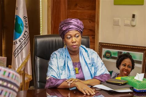 First Lady Fatima Maada Bio Receives Relief Items From Nigerias First