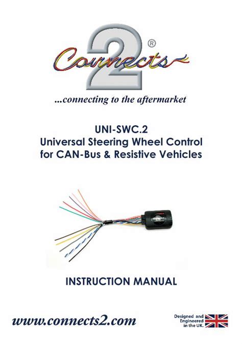 PDF UNI SWC 2 Universal Steering Wheel Control For CAN Bus