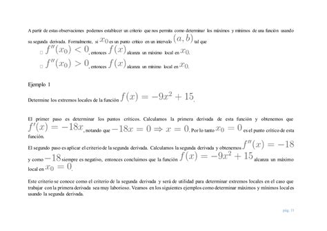 Aplicaci N De La Derivada Ppt