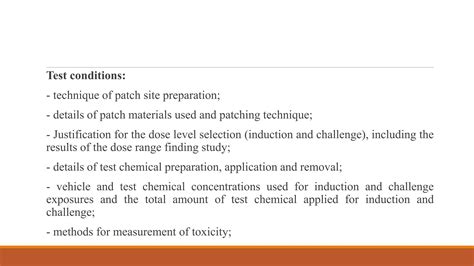 Skin Sensitisation OECD Test Guideline 406 Pptx