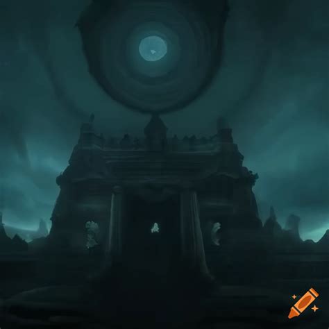 Yog Sothoth Temple Wispy Dark Glowing High Resolution